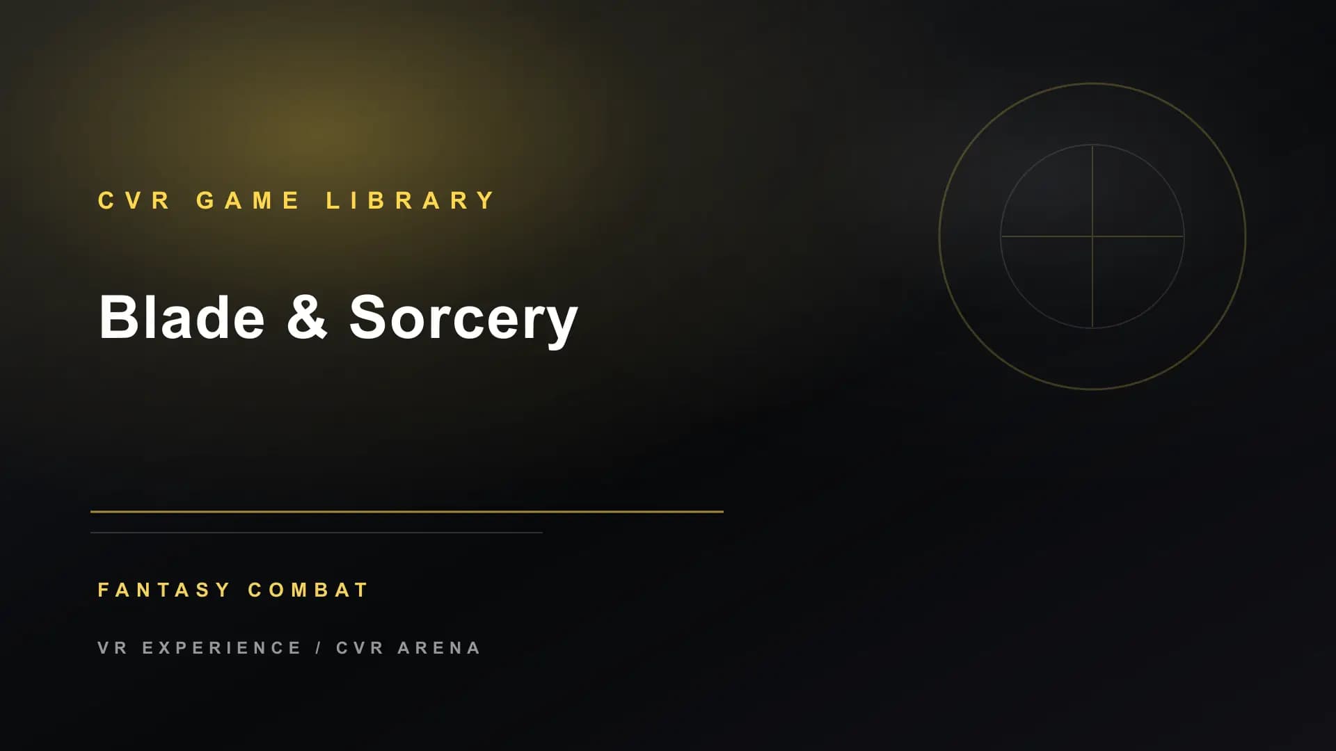 Blade & Sorcery
