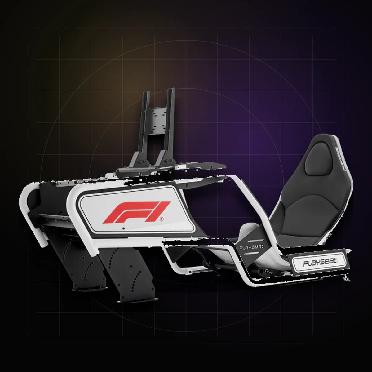 Playseat Formula Intelligence F1 Edition на тёмном фоне CVR Market