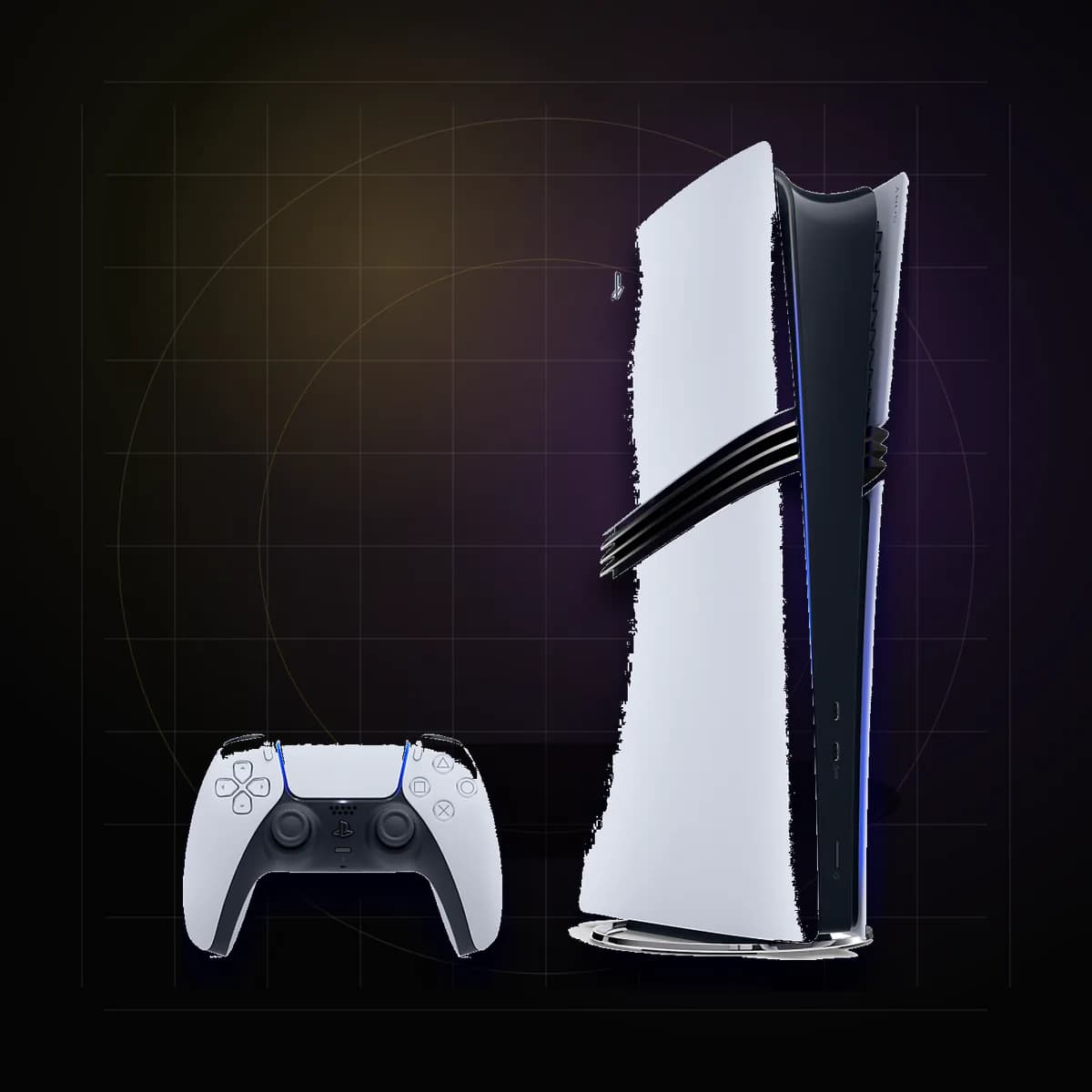 PlayStation 5 Pro на тёмном фоне CVR Market