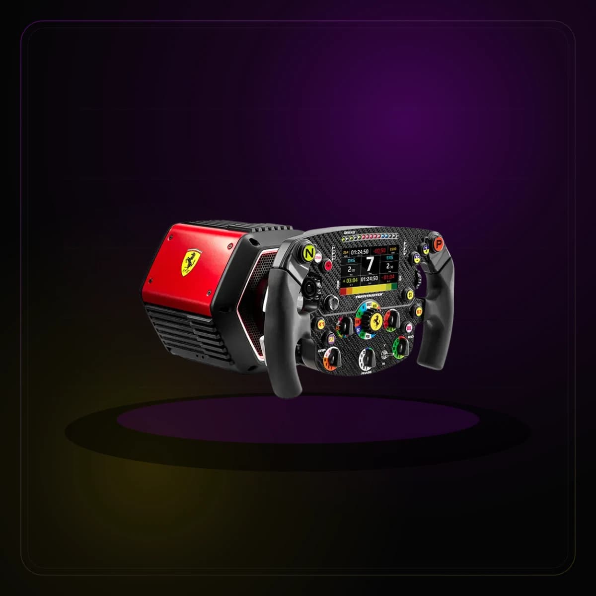 Thrustmaster T818 Ferrari SF1000 Simulator на тёмном фоне CVR Market