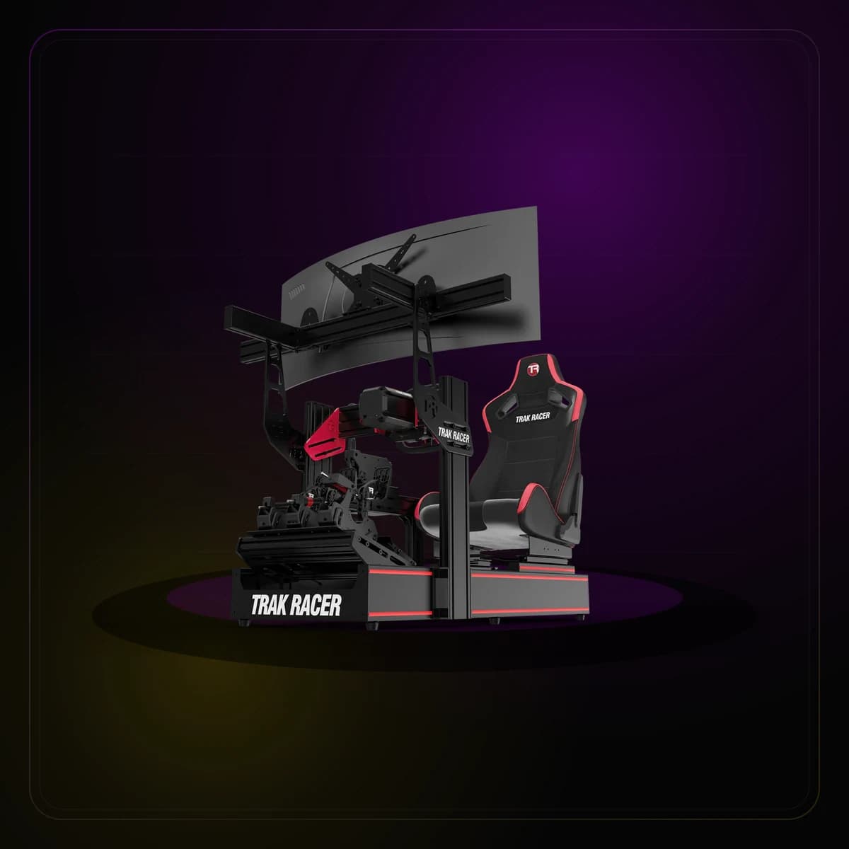 Trak Racer TR160 V5 Racing Simulator на тёмном фоне CVR Market